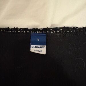 Old Navy Black Top with Lace Detail